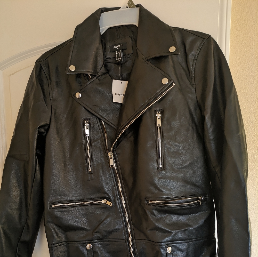 Forever Faux Leather Jacket
